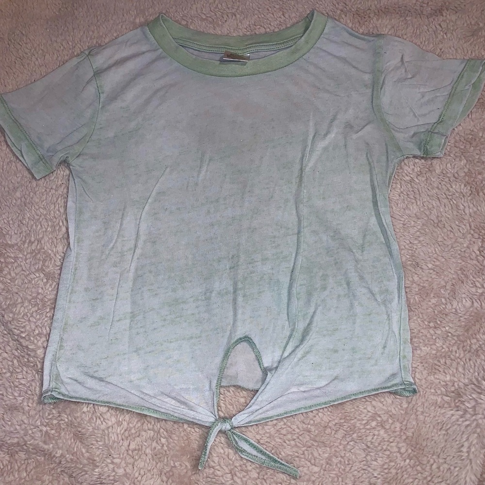 Pastel Tie Crop Top XS